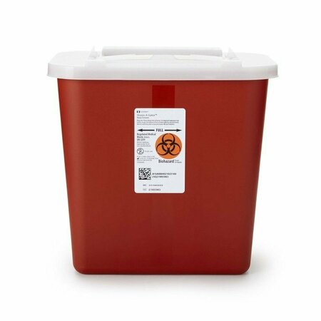 SHARPS-A-GATOR Sharps Container, 2 Gallon, 10-1/4 x 7 x 10-1/2in 31142222
